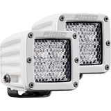 RIGID Industries D-Series PRO Hybrid-Diffused LED - Pair - White [602513] - Point Supplies Inc.